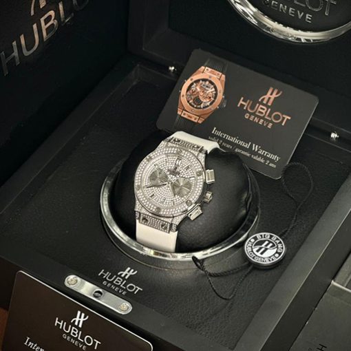 خرید و مدل های ساعت هابلوت مردانه و زنانه رنگ سفید